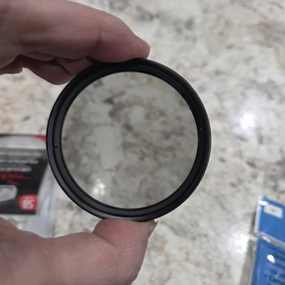 Rocketfish 58mm Circular Polarizer Filter - Black/Red